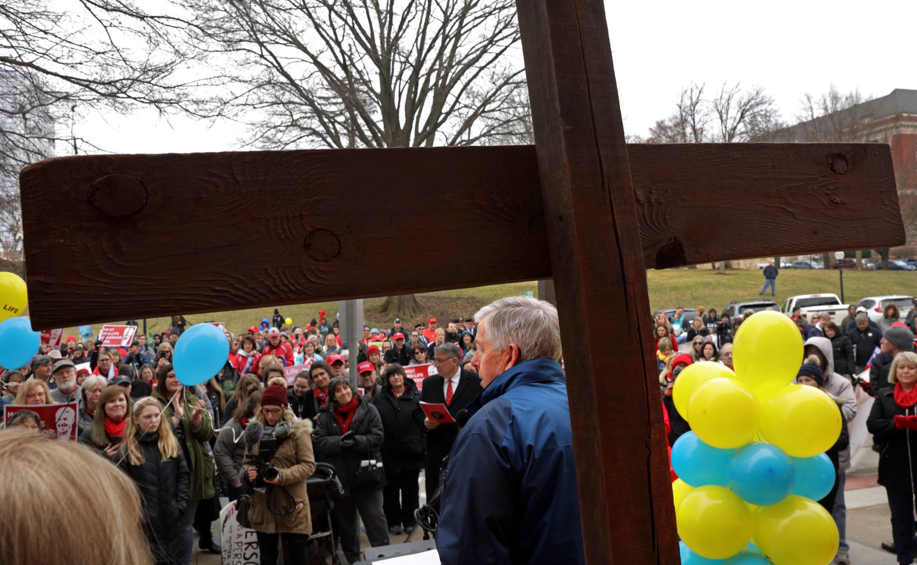 Parson speaks at Midwest March for Life